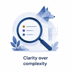 Clarity over complexity12
